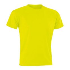 Koszulka AirCool Dla Dorosłych Unisex. Żółte bluzki damskie SPIRO, xs, bez wzorów, sportowe, bez kołnierzyka, bez ramiączek. Za 34.99 zł.