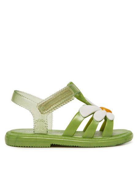 Melissa Sandały Mini Melissa Hip Bloomy Bb 35902 Zielony. Zielone sandały dziewczęce Melissa, z tworzywa sztucznego, bez obcasa, bez zapięcia. Za 219.99 zł.