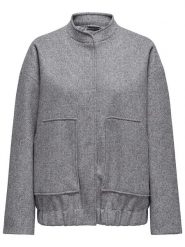 ONLY Kurtka w kolorze szarym rozmiar: XL. Szare kurtki damskie Only, xl, bez wzorów, prążkowane, bez kaptura. Za 171.28 zł.