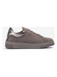 Unisa Skórzane sneakersy "Ficher" w kolorze szarym rozmiar: 40. Szare obuwie sportowe damskie Unisa, bez zapięcia. Za 276.71 zł.