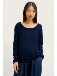 AUTHENTIC CASHMERE Kaszmirowy sweter "Lanfon" w kolorze granatowym rozmiar: S. Niebieskie swetry klasyczne damskie AUTHENTIC CASHMERE, s, z kaszmiru, bez kołnierzyka. Za 361.99 zł.