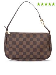 Louis Vuitton Torebka "Accessory Pouch" w kolorze brązowym - 22 x 14 x 3 cm rozmiar: onesize. Brązowe torebki klasyczne damskie Louis Vuitton, z materiału, bez dodatków. Za 4,493.99 zł.