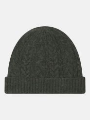 Just Cashmere Kaszmirowa czapka w kolorze antracytowym rozmiar: onesize. Czarne czapki damskie Just Cashmere, bez wzorów, z kaszmiru. Za 143.99 zł.