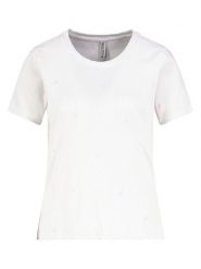 Eight2Nine Koszulka w kolorze białym rozmiar: S. Białe bluzki damskie Eight2Nine, s, bez wzorów, prążkowane, bez kołnierzyka, bez ramiączek. Za 74.63 zł.