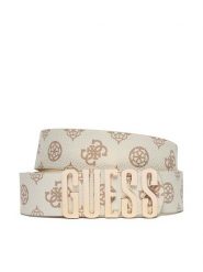 Guess Pasek Damski BW9173 P4435 Écru. Paski damskie Guess, z aplikacjami, ze skóry. Za 169.99 zł.