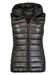 Maison Montaigne Kamizelka pikowana "Annemai" w kolorze czarnym rozmiar: L. Czarne kamizelki damskie Maison Montaigne, l, z aplikacjami, bez kaptura. Za 87.81 zł.