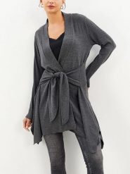 LA Angels Kardigan w kolorze antracytowym rozmiar: L. Czarne kardigany damskie LA Angels, l, bez wzorów. Za 126.15 zł.