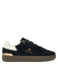 REPLAY Sneakersy GWSD8 .000.C0001L Czarny. Czarne obuwie sportowe damskie Replay, ze skóry, bez zapięcia. W wyprzedaży za 329.99 zł.