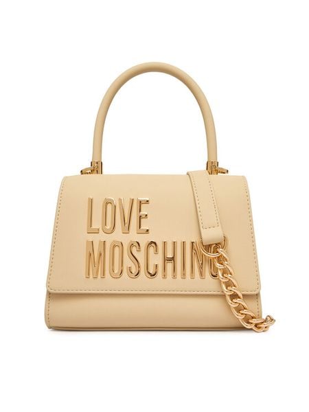 LOVE MOSCHINO Torebka JC4024PP1OKD0129 Beżowy. Brązowe torebki klasyczne damskie Love Moschino, ze skóry, bez dodatków. Za 1,009.00 zł.