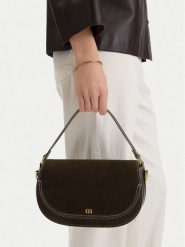 GINO ROSSI Torebka EO-LUIZA Brązowy. Brązowe torebki klasyczne damskie Gino Rossi, ze skóry, bez dodatków. Za 299.99 zł.