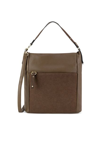 Lasocki Torebka LSK-K-051-06 Khaki. Brązowe torebki klasyczne damskie Lasocki, bez dodatków. Za 199.99 zł.