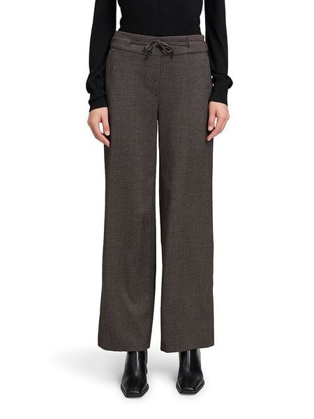 BETTY & CO Spodnie w kolorze szarobrązowo-czarnym rozmiar: 36. Czarne spodnie materiałowe damskie Betty & Co, bez wzorów, z materiału. Za 118.01 zł.