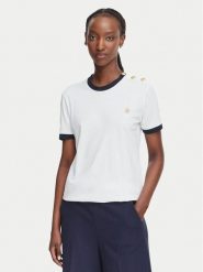 Beverly Hills Polo Club T-Shirt P-SS26W-TS0104 Biały Regular Fit. Białe t-shirty damskie Beverly Hills Polo Club, m, bez wzorów, z bawełny, bez kołnierzyka. Za 118.99 zł.