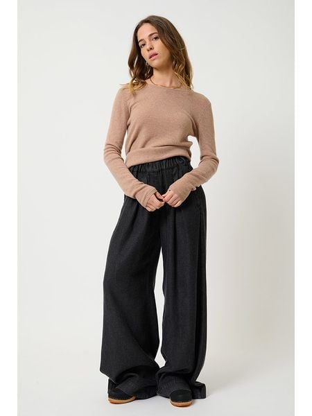 AUTHENTIC CASHMERE Kaszmirowy sweter "Epéna" w kolorze jasnobrązowym rozmiar: XL. Brązowe swetry klasyczne damskie AUTHENTIC CASHMERE, xl, z kaszmiru, bez kołnierzyka. Za 347.99 zł.