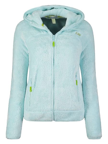 Geographical Norway Kurtka polarowa "Upalood" w kolorze błękitnym rozmiar: M. Niebieskie kurtki damskie Geographical Norway, m, bez wzorów, z polaru, bez kaptura. Za 96.14 zł.