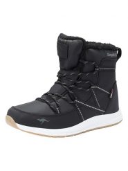 Kangaroos Kozaki zimowe "Leyla" w kolorze czarnym rozmiar: 42. Czarne kozaki damskie KangaROOS, na zimę, z wełny, bez obcasa, bez zapięcia. Za 171.12 zł.