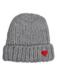 Pieces Czapka w kolorze szarym rozmiar: onesize. Szare czapki damskie Pieces, bez wzorów, z materiału. Za 69.95 zł.