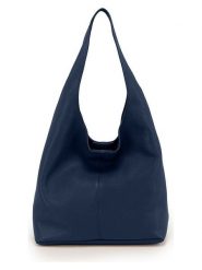 Anna Morellini Skórzany shopper bag "Tarquinia" w kolorze granatowym - 32 x 32 x 16 cm rozmiar: onesize. Niebieskie shopper bag Anna Morellini, bez wzorów, z materiału, na ramię, bez dodatków. Za 352.21 zł.