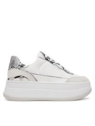 MICHAEL Michael Kors Sneakersy Hayes 43S5HYFS1S Biały. Białe obuwie sportowe damskie MICHAEL Michael Kors, ze skóry, bez zapięcia. W wyprzedaży za 509.99 zł.