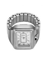 Fossil Zegarek Watch Ring ES5344 Srebrny. Szare, analogowe zegarki damskie Fossil, srebrne. Za 589.99 zł.