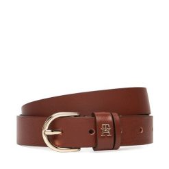 Pasek Damski Tommy Hilfiger. Brązowe paski damskie Tommy Hilfiger, bez wzorów. Za 149.99 zł.