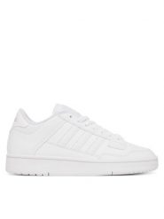 Adidas Sneakersy Rapid Court Low Junior Shoes KI8851 Biały. Białe buty sportowe dziewczęce Adidas, ze skóry, bez zapięcia. Za 179.99 zł.