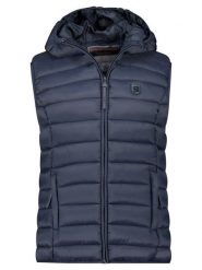 Geographical Norway Kamizelka pikowana "Vatikotal" w kolorze granatowym rozmiar: L. Niebieskie kamizelki damskie Geographical Norway, l, bez wzorów, bez kaptura. Za 113.99 zł.