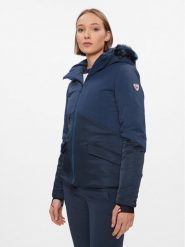 Rossignol Kurtka narciarska Terrain RLLWJ14 Granatowy Regular Fit. Niebieskie kurtki sportowe damskie Rossignol, na zimę, l, bez wzorów, z syntetyku, bez kaptura. Za 2,459.00 zł.