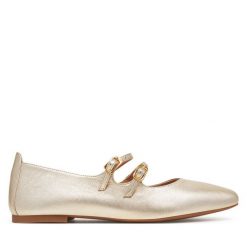 Baleriny Unisa. Żółte balerinki damskie Unisa, bez wzorów. Za 279.99 zł.
