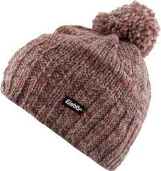 Czapka zimowa Eisbär Wms Wally Pompon Różowy Różowy. Czerwone czapki damskie 909, na zimę, z aplikacjami, z materiału. Za 149.99 zł.