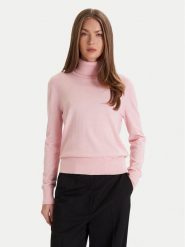 Calvin Klein Golf LV044D371G Beżowy Regular Fit. Brązowe golfy damskie Calvin Klein, xxl, bez wzorów, z syntetyku, bez ramiączek. Za 469.99 zł.