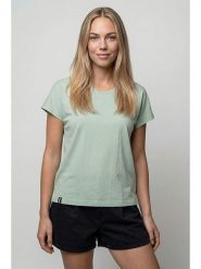 Alife and kickin Koszulka "Sofia" w kolorze miętowym rozmiar: XXL. Zielone bluzki damskie Alife and Kickin, xxl, bez wzorów, z bawełny, bez kołnierzyka, bez ramiączek. Za 43.99 zł.