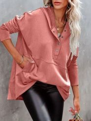 Milan Kiss Bluza w kolorze jasnoróżowym rozmiar: M. Różowe bluzy damskie Milan Kiss, m, bez wzorów, z kapturem. Za 152.99 zł.