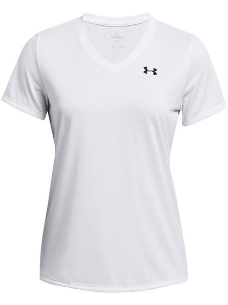 Under Armour Koszulka sportowa w kolorze białym rozmiar: L. Białe koszulki sportowe damskie Under Armour, l, bez wzorów, bez ramiączek, outdoorowe. Za 87.81 zł.