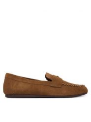 Aldo Mokasyny Wylaena 14134997 Brązowy. Brązowe mokasyny damskie ALDO, ze skóry, bez obcasa. Za 339.99 zł.