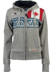 Canadian Peak Bluza "Flashy" w kolorze szarym rozmiar: S. Szare bluzy damskie Canadian Peak, s, z aplikacjami, z bawełny, bez kaptura. Za 122.96 zł.