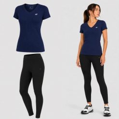 ZESTAW DAMSKI 4F T-SHIRT + LEGGINSY KOMPLET SPORTOWY NA CO DZIEŃ L SS26. Legginsy damskie 4F, l, bez wzorów, z bawełny. Za 119.98 zł.