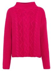 Camel Active Sweter w kolorze różowym rozmiar: L. Różowe swetry klasyczne damskie Camel Active, l, ze splotem, bez kołnierzyka. Za 180.06 zł.