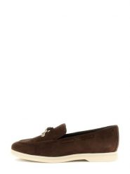 Guess Półbuty 183331 Brązowy. Brązowe półbuty damskie Guess, z aplikacjami, bez obcasa, na płaskiej podeszwie, bez zapięcia. Za 634.99 zł.