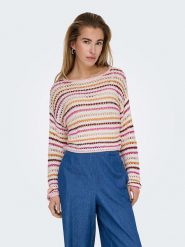 ONLY Sweter ze wzorem rozmiar: XS. Swetry klasyczne damskie Only, xs, ze splotem, bez kołnierzyka. Za 79.03 zł.