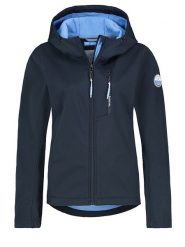 Sublevel Kurtka softshellowa w kolorze granatowym rozmiar: XXL. Niebieskie kurtki sportowe damskie Sublevel, xxl, z aplikacjami, bez kaptura. Za 216.95 zł.