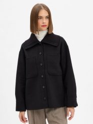 Opus Damska kurtka pudełkowa z zawartością wełny - Josia Kobiety czarny jednolity, 40. Czarne kurtki damskie Opus, bez wzorów, z wełny, bez kaptura. Za 699.95 zł.