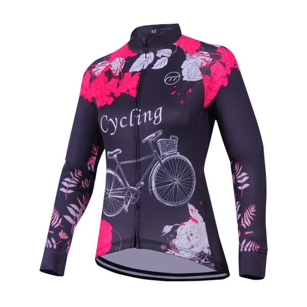 Koszulka rowerowa z długim rękawem damska madani. Czarne koszulki damskie MADANI, xl, bez wzorów, bez kołnierzyka, bez ramiączek. Za 99.00 zł.