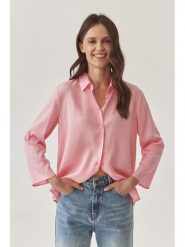 TATUUM Koszula w kolorze jasnoróżowym rozmiar: 44. Różowe koszule damskie TATUUM, bez wzorów, z lyocellu, bez kołnierzyka, bez ramiączek. Za 141.85 zł.