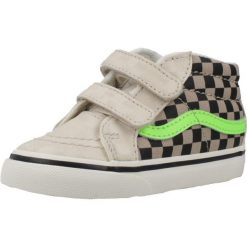 Buty VANS SK8 MID RELSSUE V GLOW Wielokolorowy. Brązowe obuwie trekkingowe damskie Vans, z tkaniny, bez zapięcia. Za 193.99 zł.