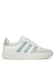 Adidas Sneakersy Barreda JI4905 Biały. Białe obuwie sportowe damskie Adidas, ze skóry, bez zapięcia. Za 219.99 zł.