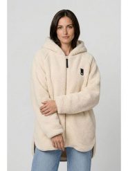 Alife and kickin Kurtka pluszowa "Dominique" w kolorze kremowym rozmiar: L. Brązowe kurtki damskie Alife and Kickin, l, bez wzorów, bez kaptura. Za 130.99 zł.