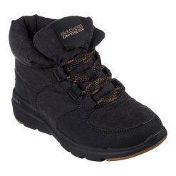 Tenisówki Skechers Model Glacial Ultra-trend Kolor Czarny. Czarne obuwie sportowe damskie Skechers, bez wzorów, z materiału, bez zapięcia. Za 299.99 zł.