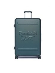 Reebok Walizka duża RBK-WAL-024-CCC-L Zielony. Zielone walizki Reebok, bez wzorów, z tworzywa sztucznego, duże. Za 349.99 zł.