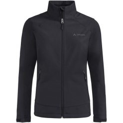 Kurtka softshell damska Vaude Cyclone Jacket VI. Czarne kurtki damskie Vaude, m, bez wzorów, z materiału, bez kaptura. Za 428.99 zł.